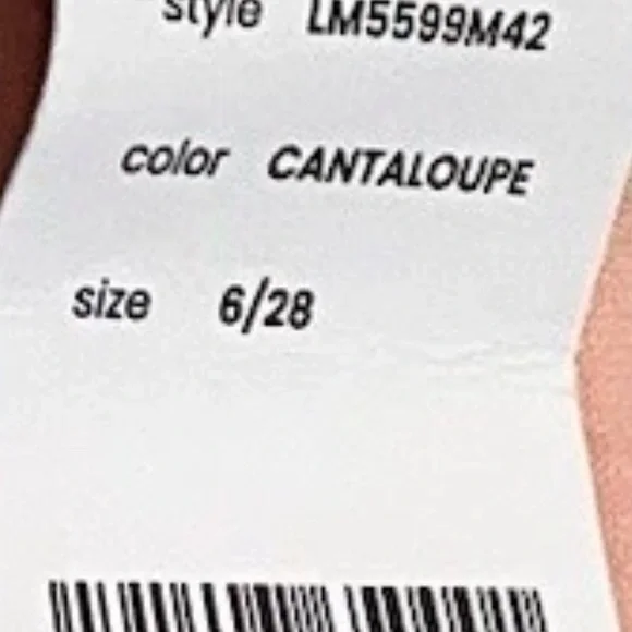 Liverpool Mid Rise Light Orange Cantaloupe Kelsey Trouser Size 6/28 Cropped EUC - Picture 15 of 15